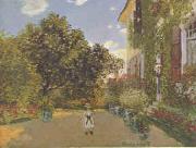 Claude Monet Artist s House at Argenteuil  gggg china oil painting reproduction